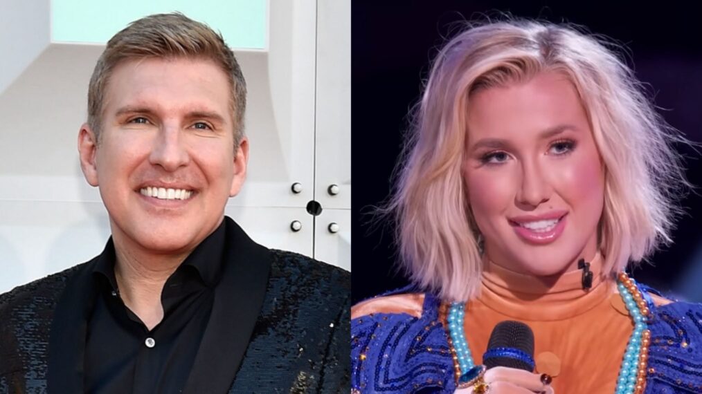 Todd Chrisley/Savannah Chrisley on Fox's 'The Masked Singer' in March 2024.