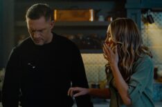 Tom Hardy as Harry Da Souza and Joanne Froggatt as Jan Da Souza in Mobland - episode 10, season 1 - 'The Beast in Me'