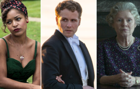 Antonia Thomas, Josh Dylan, and Imelda Staunton
