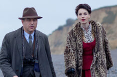 David Walliams and Jessica Raine in 'Partners in Crime'