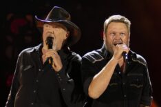 Trace Adkins and Blake Shelton perform at 'CMA Fest' 2025.