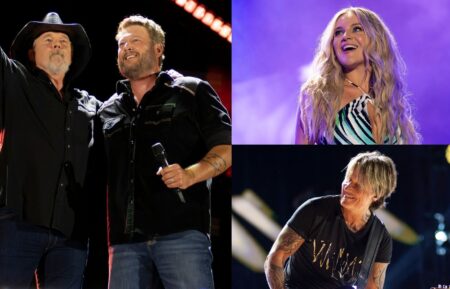 Trace Adkins, Blake Shelton, Kelsea Ballerini, and Keith Urban perform on ABC's 2025 'CMA Fest' primetime special, June 2025.