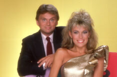 Pat Sajak and Vanna White in Wheel of Fortune in 1975