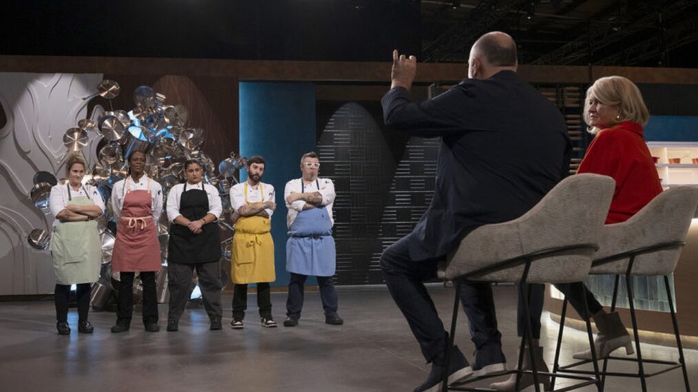Emily Brubaker, Petrina Peart, Zain Ismail, Jake Lawler, Lee Frank, Martha Stewart in Yes, Chef! - Season 1
