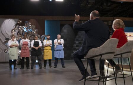 Emily Brubaker, Petrina Peart, Zain Ismail, Jake Lawler, Lee Frank, Martha Stewart in Yes, Chef! - Season 1