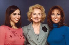 Eden Riegel, Agnes Nixon, and Susan Lucci in All My Children