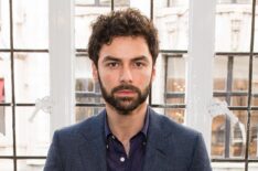 Aidan Turner at Fashion Week.