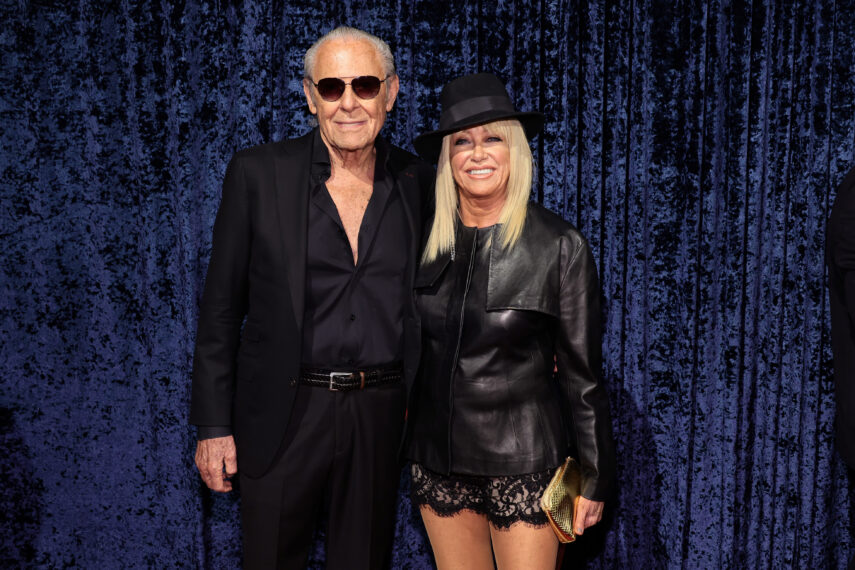 Hamel and Suzanne Somers attend the Clive Davis 90th Birthday Celebration at Casa Cipriani