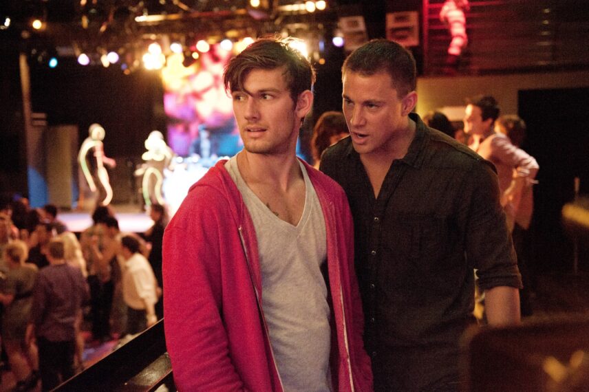 Alex Pettyfer, Channing Tatum as The Kid and Mike in 'Magic Mike'