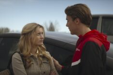 Alicia (Mia Healey) and Harris (Josh Macqueen) in Motorheads