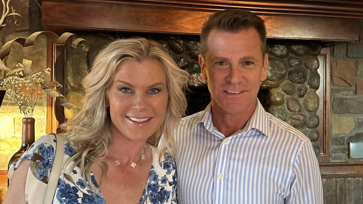 Alison Sweeney and David Sanov together