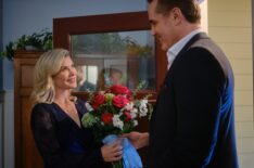 Alison Sweeney and Victor Webster as Hannah and Chad in 'Pie to Die For: A Hannah Swensen Mystery'