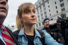 Actress Allison Mack leaves U.S. District Court for the Eastern District of New York