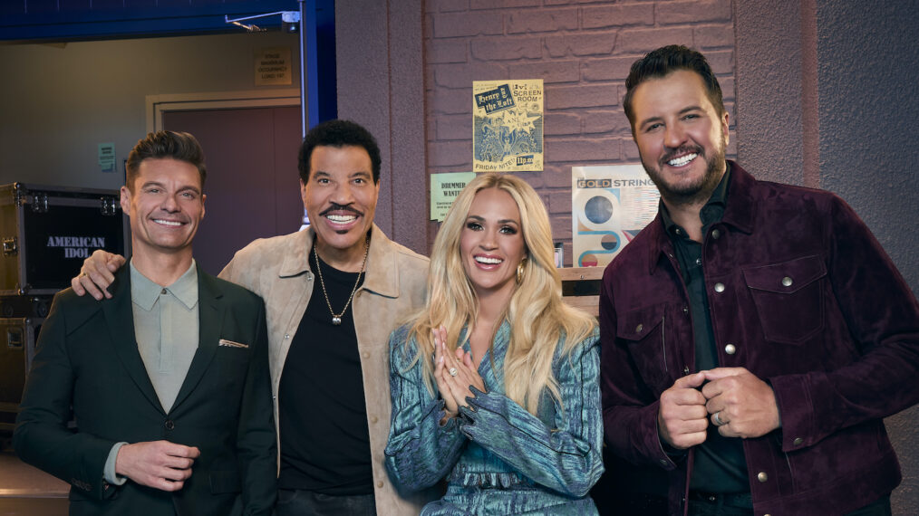 Ryan Seacrest, Lionel Richie, Carrie Underwood, and Luke Bryan — 'American Idol'