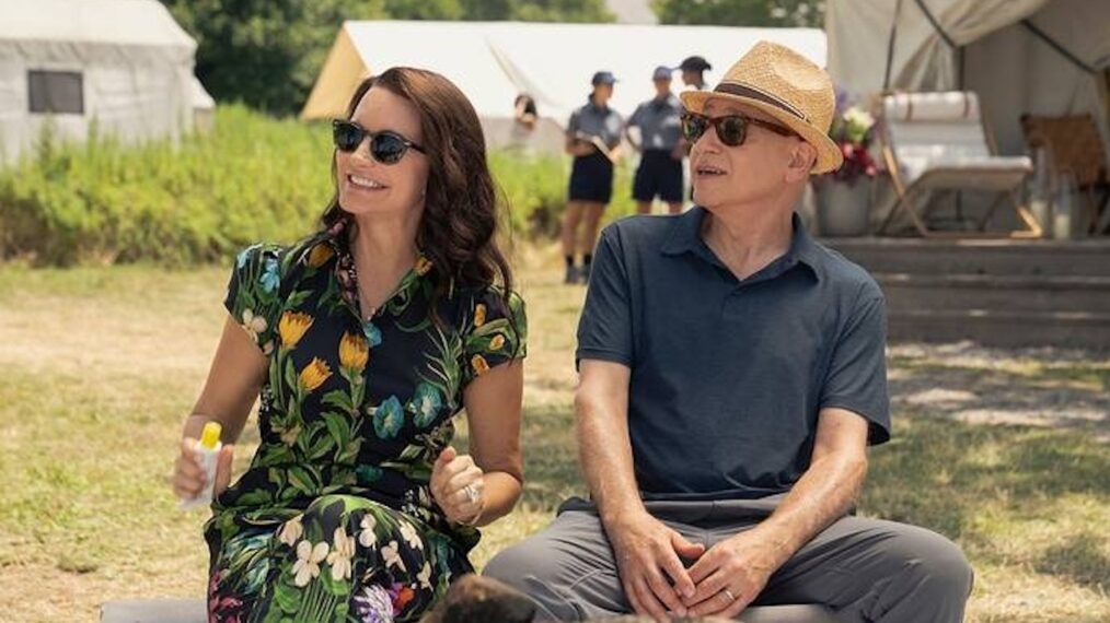 Kristin Davis, Evan Handler as Charlotte and Harry in 'And Just Like That' Season 3 Episode 5