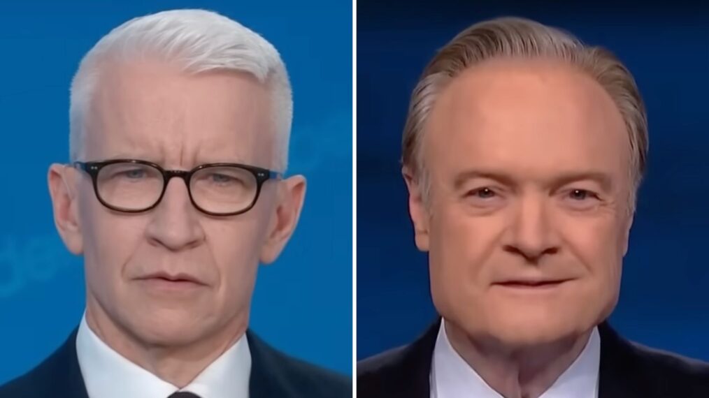 Anderson Cooper and Lawrence O'Donnell