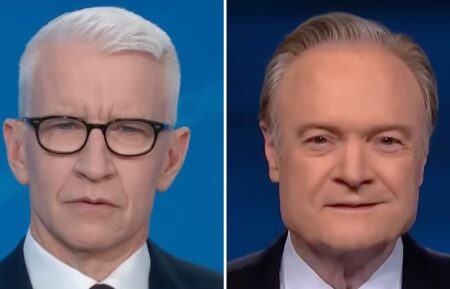Anderson Cooper and Lawrence O'Donnell