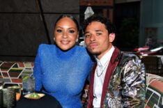 Jasmine Cephas Jones and Anthony Ramos attend STARZ’s 'Blindspotting' Tribeca Film Festival party