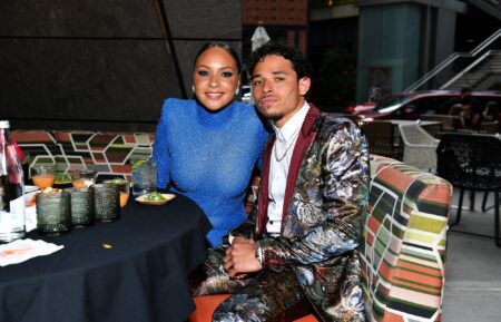Jasmine Cephas Jones and Anthony Ramos attend STARZ’s