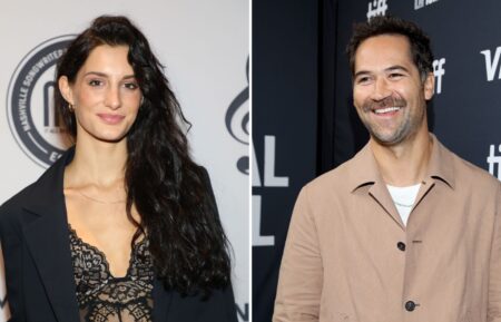 Audrey McGraw attends the NSAI 2023 Nashville Songwriter Awards at Ryman Auditorium on September 26, 2023 in Nashville, Tennessee; Manuel Garcia-Rulfo attends the premiere of 