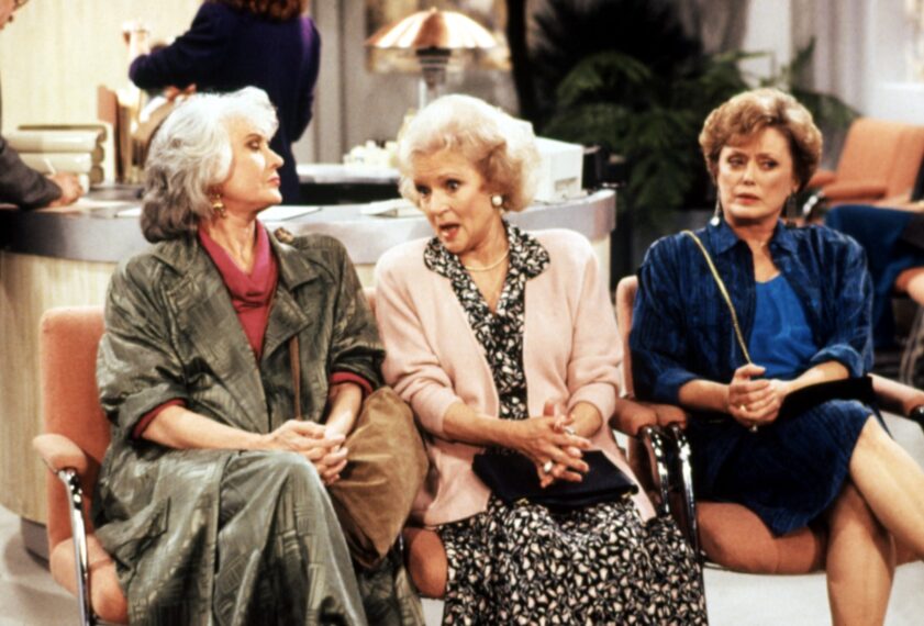 Bea Arthur, Betty White, and Rue McClanahan on 'The Golden Girls' Season 5