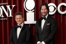 Alex Winter and Keanu Reeves at the 2025 Tony Awards