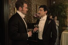 Blake Ritson and Claybourne Elder in 'The Gilded Age' Season 2