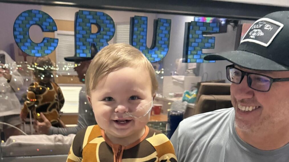 Brandon Landry and son Crue