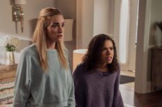 Brianne Howey as Georgia Miller, Antonia Gentry as Ginny Miller in Episode 307 of 'Ginny & Georgia.'