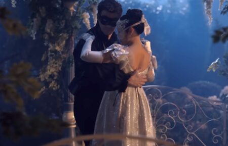 Luke Thompson and Yerin Ha in 'Bridgerton' Season 4