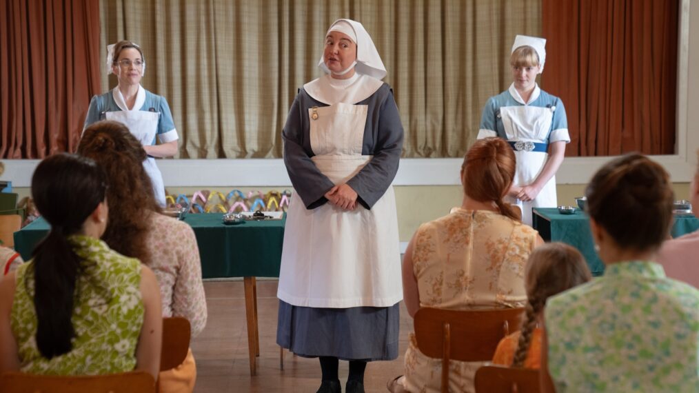 Laura Main, Rebecca Gethings, Natalie Quarry in Call the Midwife