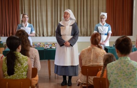 Laura Main, Rebecca Gethings, Natalie Quarry in Call the Midwife
