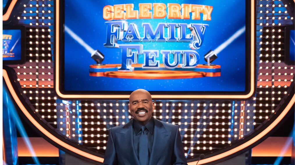 Steve Harvey on Celebrity Family Feud