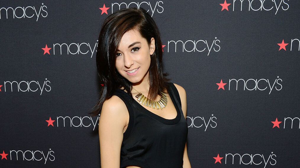 Singer Christina Grimmie attends at Macy's iHeartRadio rising star in-store performance