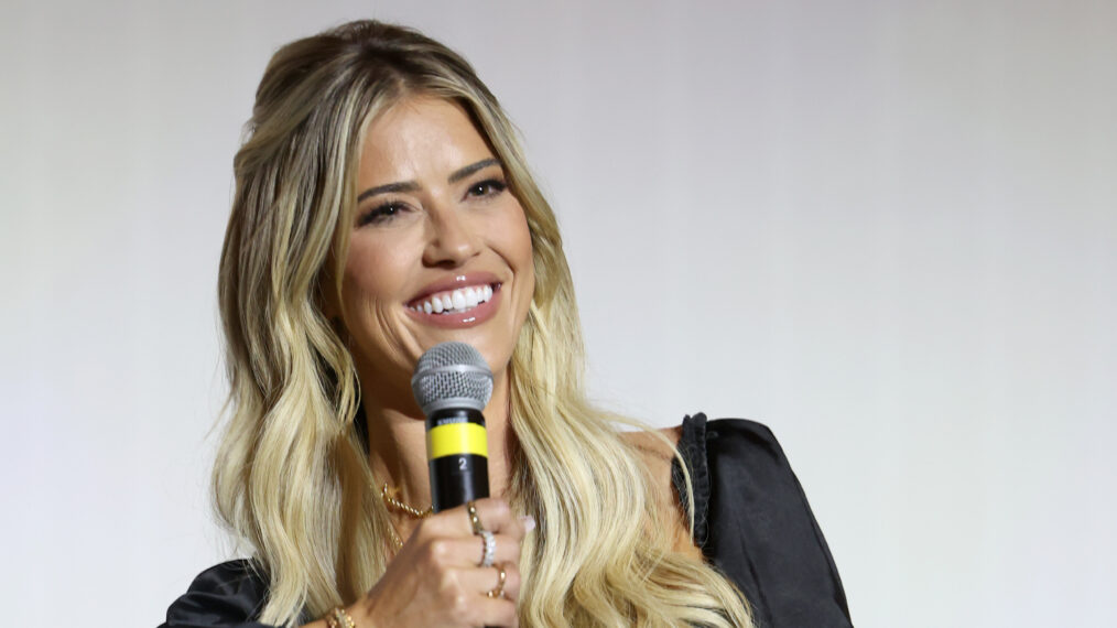 Christina Haack speaks onstage during HGTV's 'The Flip Off' For Your Consideration Emmy Event