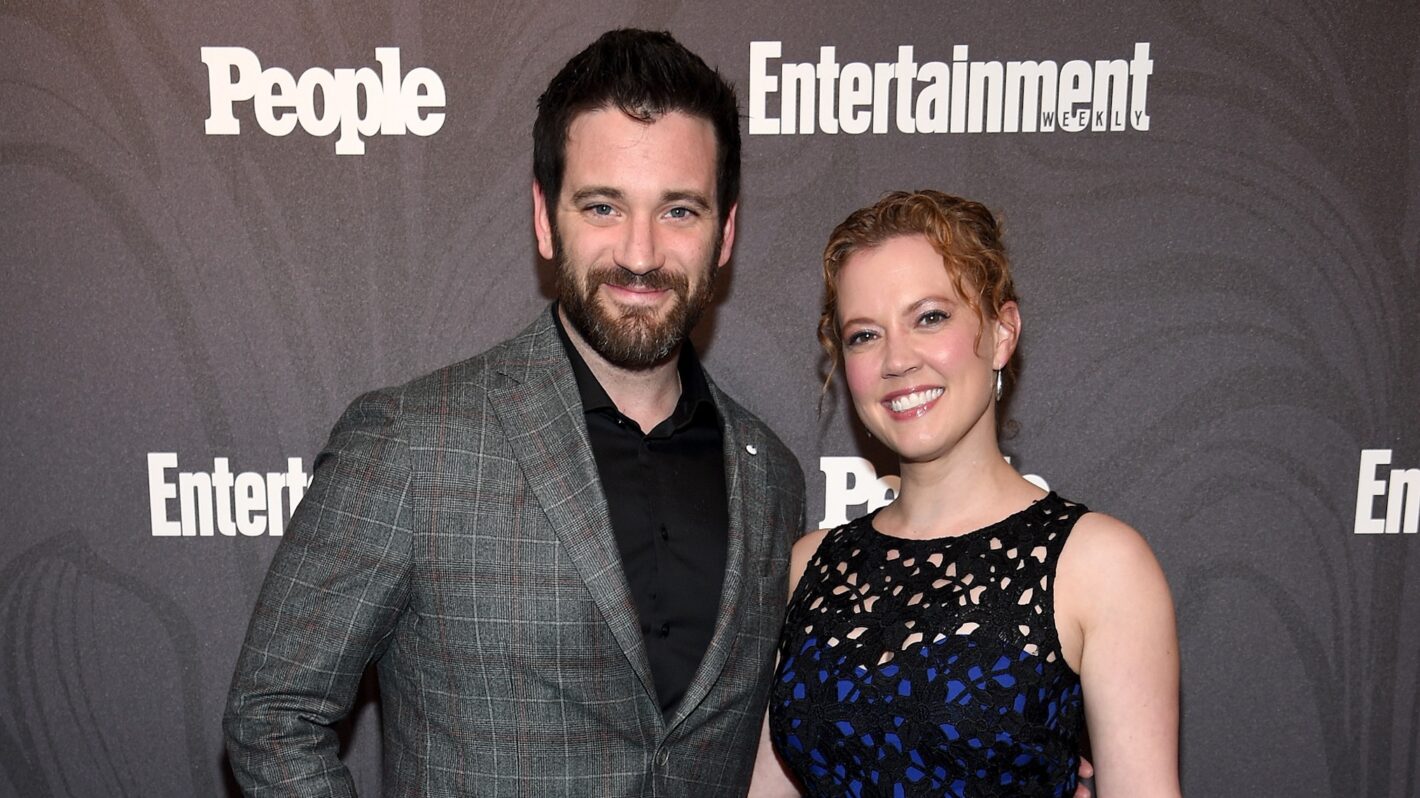 Colin Donnell and Patti Murin attend Entertainment Weekly & PEOPLE New York Upfronts celebration at The Bowery Hotel on May 14, 2018 in New York City.