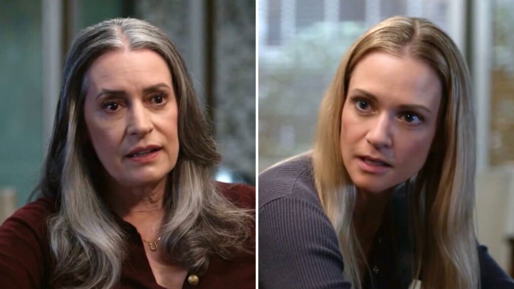 Paget Brewster as Prentiss, A.J. Cook as JJ — 'Criminal Minds: Evolution' Season 18 Episode 5 'The Brutal Man'