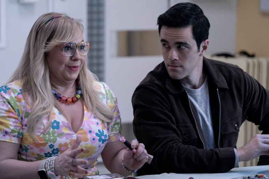 Kirsten Vangsness as Penelope Garcia and RJ Hatanaka as Tyler Green — 'Criminal Minds: Evolution' Season 18 Episode 6 "Hell Is Empty..."