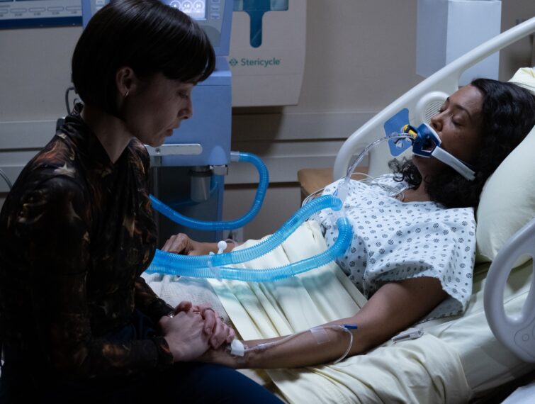 Nicole Pacent as Rebecca Wilson and Aisha Tyler as Dr. Tara Lewis — 'Criminal Minds: Evolution' Season 18 Episode 8 "Tara"