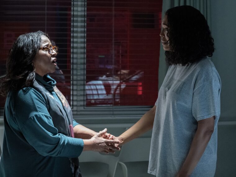 LaTanya Richardson Jackson as Caroline Lewis and Aisha Tyler as Dr. Tara Lewis — 'Criminal Minds: Evolution' Season 18 Episode 8 "Tara"
