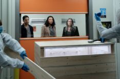 Adam Rodriguez as Luke Alvez, Aisha Tyler as Dr. Tara Lewis, and Paget Brewster as Emily Prentiss — 'Criminal Minds: Evolution' Season 18 Episode 9 'Col1ateRal'