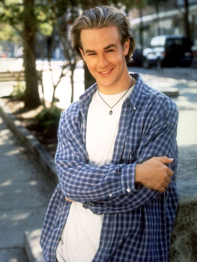 James Van Der Beek as Dawson Leery in 'Dawson's Creek'