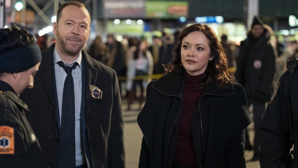 Donnie Wahlberg and Marisa Ramirez as Danny and Baez in 'Blue Bloods'