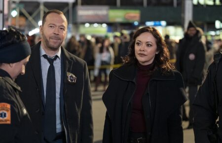 Donnie Wahlberg and Marisa Ramirez as Danny and Baez in 'Blue Bloods'