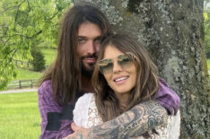 Elizabeth Hurley and Billy Ray Cyrus together