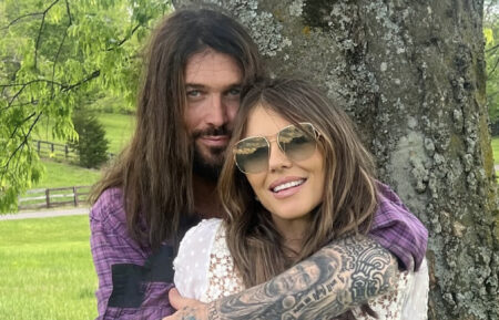 Elizabeth Hurley and Billy Ray Cyrus together