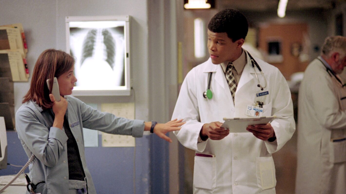 Maura Tierney, Sharif Atkins — 'ER' Season 8