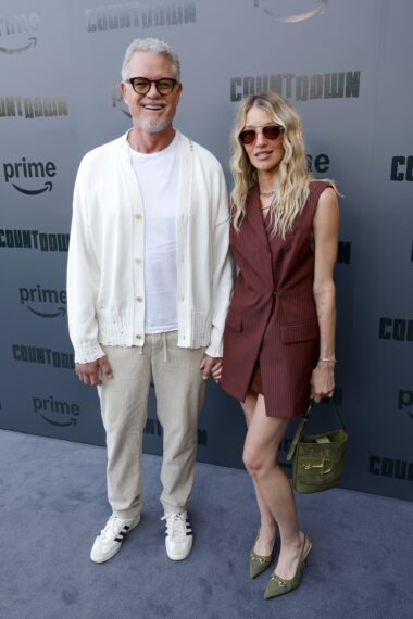 Eric Dane and Janell Shirtcliff attend the "Countdown" Premiere