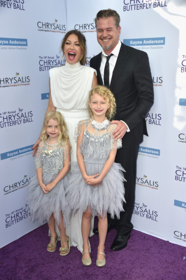 Chrysalis Butterfly Ball Co-chair Rebecca Gayheart-Dane, actor Eric Dane, Billie Beatrice Dane, and Georgia Dane attend the 16th Annual Chrysalis Butterfly Ball