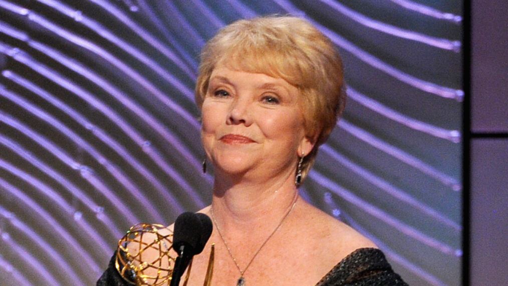 Actress Erika Slezak presents the award for Outstanding Drama Series onstage during The 40th Annual Daytime Emmy Awards